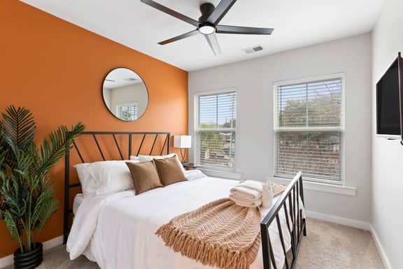 Stylish 3BR Park Circle Home + Free Parking